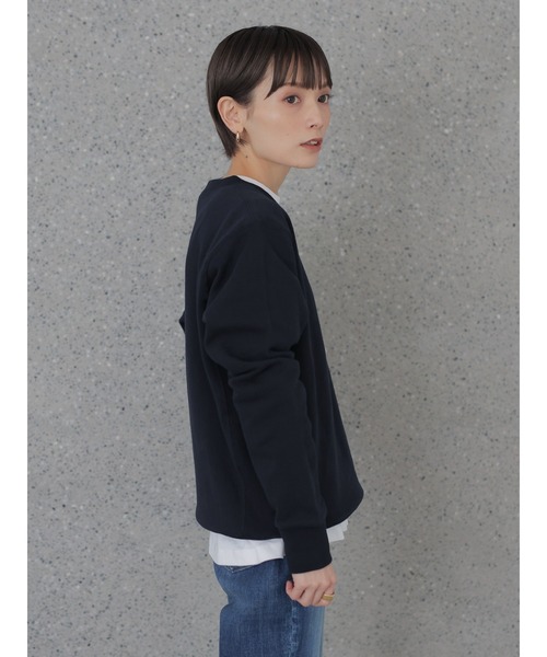 rem closet（レムクローゼット）の「【RUSSELL×rem】スウェットプルオーバー（Tシャツ/カットソー・レディース・ブラック/グレー/ネイビー・SMALL）」の13枚目の写真