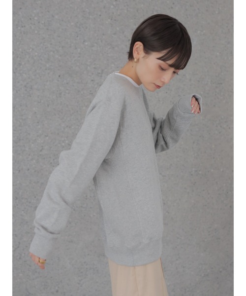 rem closet（レムクローゼット）の「【RUSSELL×rem】スウェットプルオーバー（Tシャツ/カットソー・レディース・ブラック/グレー/ネイビー・SMALL）」の8枚目の写真