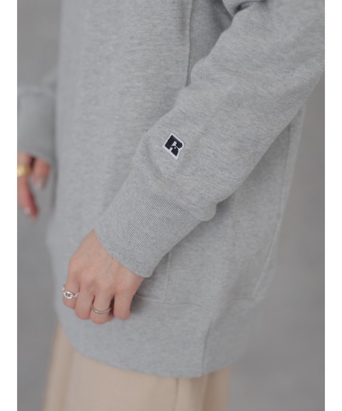 rem closet（レムクローゼット）の「【RUSSELL×rem】スウェットプルオーバー（Tシャツ/カットソー・レディース・ブラック/グレー/ネイビー・SMALL）」の14枚目の写真