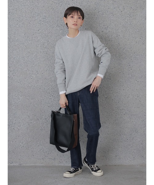 rem closet（レムクローゼット）の「【RUSSELL×rem】スウェットプルオーバー（Tシャツ/カットソー・レディース・ブラック/グレー/ネイビー・SMALL）」の12枚目の写真