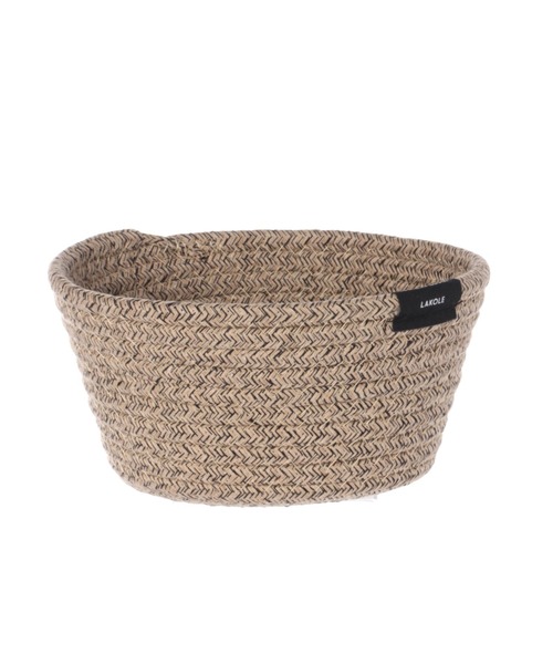 LAKOLE（ラコレ）の「ロープバスケット(M) / 235592（収納グッズ・レディース・グレー/ブラウン/ホワイト/ダークグレー・FREE）」の4枚目の写真