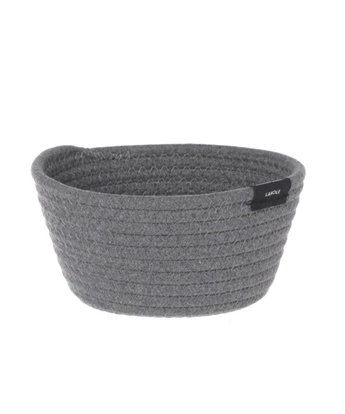 LAKOLE（ラコレ）の「ロープバスケット(M) / 235592（収納グッズ・レディース・グレー/ブラウン/ホワイト/ダークグレー・FREE）」の3枚目の写真