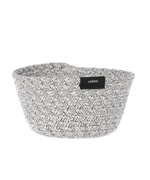 LAKOLE（ラコレ）の「ロープバスケット(M) / 235592（収納グッズ・レディース・グレー/ブラウン/ホワイト/ダークグレー・FREE）」の10枚目の写真