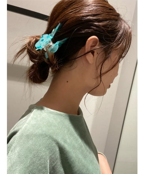 SLY(スライ)の「Sly Skin DEFOMATION VANCE ヘアーバンス(バレッタ/ヘアクリップ・レディース・グリーン系その他2/ベージュ系その他・FREE)」の16枚目の写真