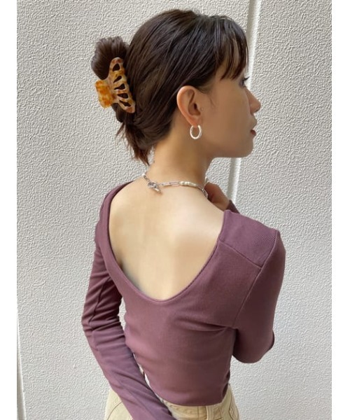SLY(スライ)の「Sly Skin DEFOMATION VANCE ヘアーバンス(バレッタ/ヘアクリップ・レディース・グリーン系その他2/ベージュ系その他・FREE)」の15枚目の写真