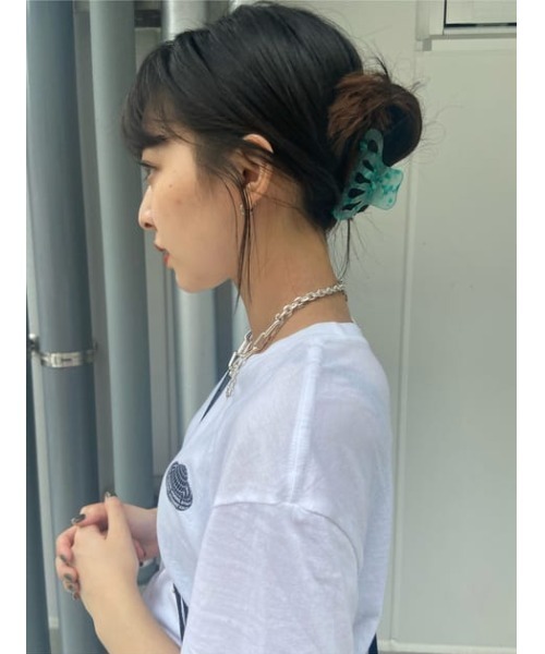 SLY(スライ)の「Sly Skin DEFOMATION VANCE ヘアーバンス(バレッタ/ヘアクリップ・レディース・グリーン系その他2/ベージュ系その他・FREE)」の10枚目の写真