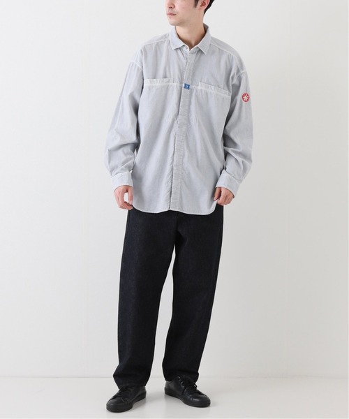 C.E（シーイー）の「【C.E / シーイー】OVERDYE CORD DESIGN BIG SHIRT（シャツ/ブラウス・メンズ・チャコールグレー/ブラック・LARGE/MEDIUM）」の3枚目の写真