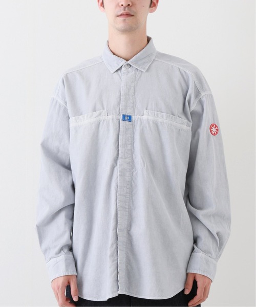 C.E（シーイー）の「【C.E / シーイー】OVERDYE CORD DESIGN BIG SHIRT（シャツ/ブラウス・メンズ・チャコールグレー/ブラック・LARGE/MEDIUM）」の4枚目の写真