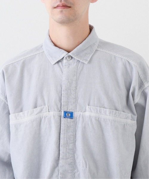 C.E（シーイー）の「【C.E / シーイー】OVERDYE CORD DESIGN BIG SHIRT（シャツ/ブラウス・メンズ・チャコールグレー/ブラック・LARGE/MEDIUM）」の7枚目の写真