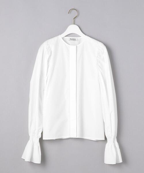 美品 フリッカ 3.5万円 トゥモローランド別注 ボリュームスリーブブラウス 美品 フリッカ 3.5万円 トゥモローランド別注 ボリューム