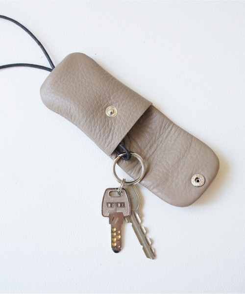 TIDEWAY（タイドウェイ）の「SHEETS KEY CASE（キーケース/キーアクセサリー・レディース・ライトグレー/ブラック/ダークグレー/グレイッシュベージュ・FREE）」の4枚目の写真