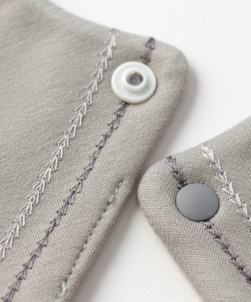 D.fesense（ディーフェセンス）の「【D.fesense/ディーフェセンス】セーラービブ＆ブルマセット（その他ベビーウェア・キッズ・チャコール/グレー・F）」の6枚目の写真