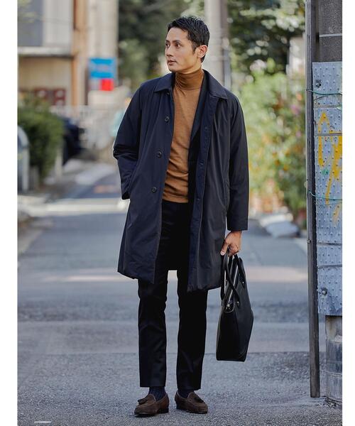 gicipi（ジチピ）の「＜gicipi＞ウールシルク CERVO チェールボ タートルネック ニット -ウォッシャブル-（ニット/セーター・メンズ・ホワイト/ブラック/ブラウン・M(4)/L(5)）」の9枚目の写真