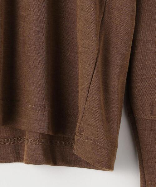 gicipi（ジチピ）の「＜gicipi＞ウールシルク CERVO チェールボ タートルネック ニット -ウォッシャブル-（ニット/セーター・メンズ・ホワイト/ブラック/ブラウン・M(4)/L(5)）」の18枚目の写真