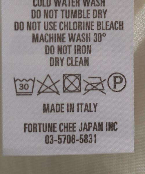 gicipi（ジチピ）の「＜gicipi＞ウールシルク CERVO チェールボ タートルネック ニット -ウォッシャブル-（ニット/セーター・メンズ・ホワイト/ブラック/ブラウン・M(4)/L(5)）」の20枚目の写真