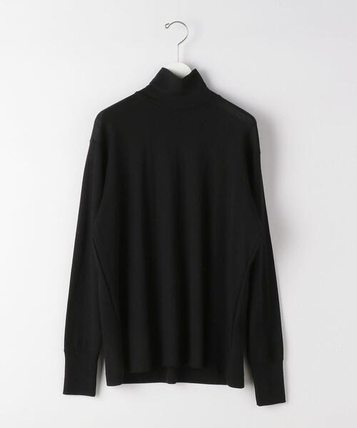 gicipi（ジチピ）の「＜gicipi＞ウールシルク CERVO チェールボ タートルネック ニット -ウォッシャブル-（ニット/セーター・メンズ・ホワイト/ブラック/ブラウン・M(4)/L(5)）」の22枚目の写真