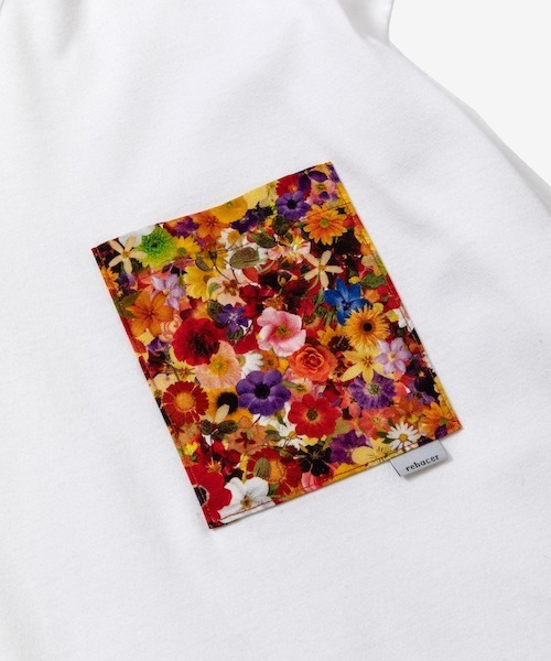 rehacer（レアセル）の「rehacer : Flower Linked Pocket L/S CS Made in Japan / フラワー リンク ポケット カットソー メイドインジャパン（Tシャツ/カットソー・メンズ・ホワイト/ブラック・SMALL/MEDIUM/LARGE/X-LARGE）」の13枚目の写真