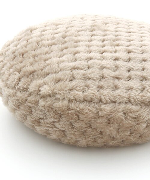 apres les cours（アプレレクール）の「/ぽこぽこファーベレー帽（ハンチング/ベレー帽・キッズ・ベージュ/アイボリー/ライトグレー・50/54）」の8枚目の写真