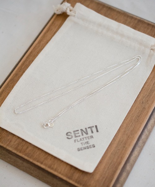 Senti（センティ）の「VENETIAN CHAIN SV（ネックレス・メンズ・シルバー・50cm/60cm/45cm）」の4枚目の写真