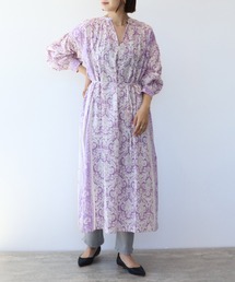 【極美品】ヌキテパ　コットンドビーストライプワンピース エスニック ドレス NE QUITTEZ PAS!（ヌキテパ）の「【neQuittez pas/ヌキテパ】コットン