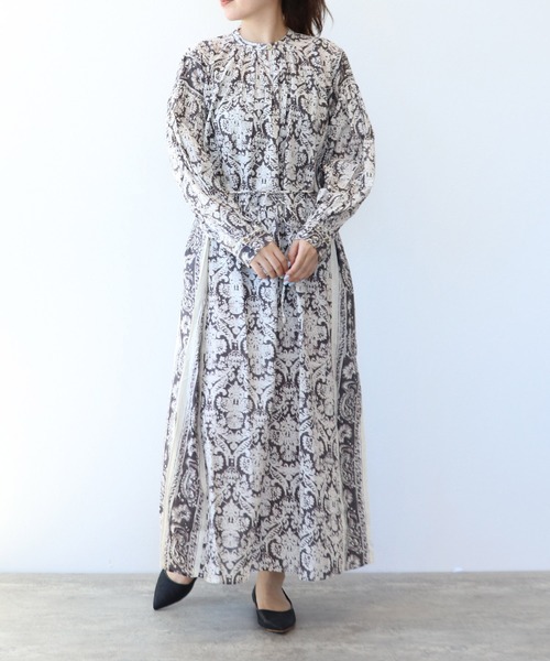 【極美品】ヌキテパ　コットンドビーストライプワンピース エスニック ドレス NE QUITTEZ PAS!（ヌキテパ）の「【neQuittez pas/ヌキテパ】コットン