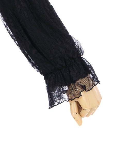 axes femme（アクシーズファム）の「ローズガーデン袖レースＰＯ（Tシャツ/カットソー・レディース・ブラック/ピンク/キナリ・MEDIUM）」の18枚目の写真