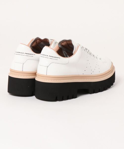 MAISON MAVERICK PRESENTS（メゾンマベリックプレゼンツ）の「【MAISON MAVERICK PRESENTS】Race up platform（スニーカー・レディース・ホワイト・23cm/23.5cm/24cm/24.5cm）」の2枚目の写真