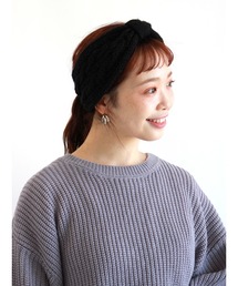 ehka sopo | ニットヘアターバン(その他ヘアアクセサリー)