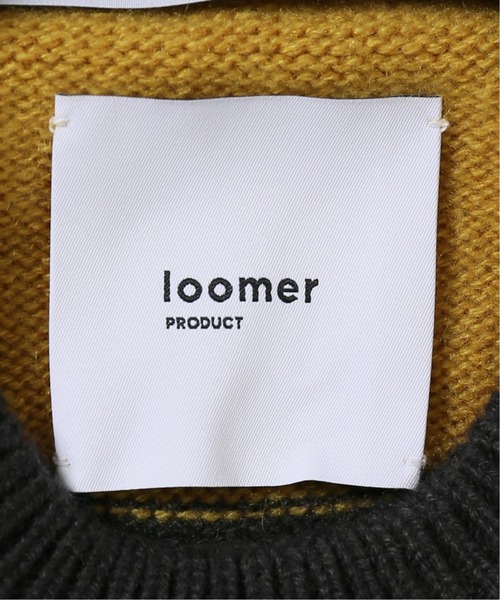loomer×TRISECT2/ルーマー】カシミア ボーダーニット