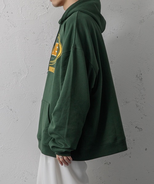 Adoon plain(アドーンプレーン)の「【Adoon plain】サガラ刺繍ロゴパーカー(パーカー・メンズ・チャコールグレー/グリーン/マスタード・MEDIUM/LARGE)」の11枚目の写真