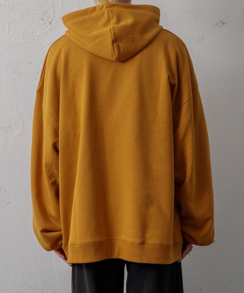 Adoon plain(アドーンプレーン)の「【Adoon plain】サガラ刺繍ロゴパーカー(パーカー・メンズ・チャコールグレー/グリーン/マスタード・MEDIUM/LARGE)」の19枚目の写真