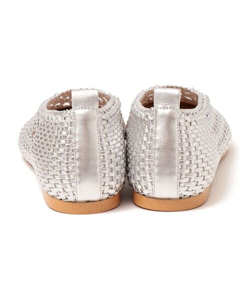FAEDA(ファエダ)の「FAEDA:メッシュフラットシューズ◆(その他シューズ・レディース・ホワイト/ブラック/シルバー・35/36/37/38)」の6枚目の写真