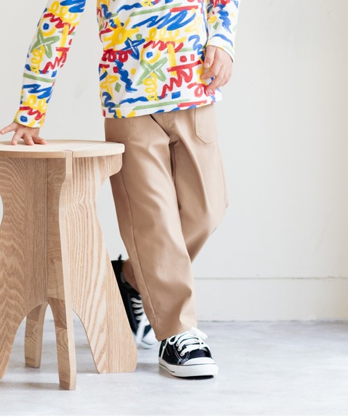 LB CLUB(エルビークラブ)の「ストレッチツイル撥水加工パンツ(その他パンツ・キッズ・グリーン/ベージュ/ブラック・90/130/100/120/110)」の3枚目の写真