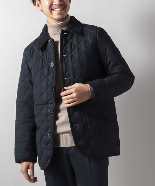 Traditional Weatherwear（トラディショナルウェザーウェア）の「【Traditonal Weather Wear/トラディショナルウェザーウエア】WALERLY TW ウール キルティングジャケット（ブルゾン・メンズ・チャコールグレー/ネイビー・40/38/36）」の16枚目の写真