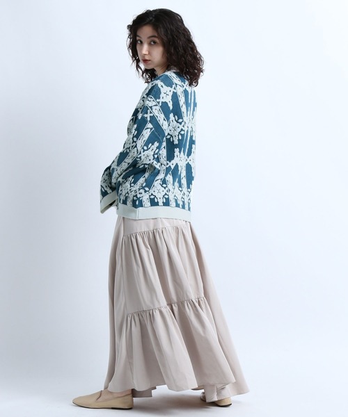 eL（エル）の「【eL】7G Flower Jacquard Cardigan/264738（カーディガン/ボレロ・レディース・ブラック系その他/ブルー系その他/イエロー系その他・FREE）」の15枚目の写真