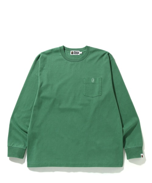 宅配便配送爆発的人気 Overdye One Point Pocket Relaxed Fit L S Ape アベイシングエイプ のtシャツ カットソー Overdye Tee Pocket M Tシャツ カットソー Point A Bathing Ape アベイシングエイプ のファッション 美品中古