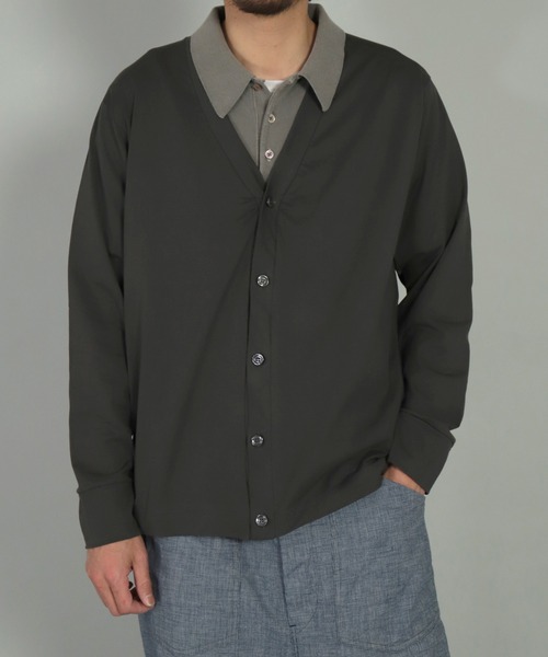 gicipi（ジチピ）の「[ gicipi ] SARDINA サルディーナ（カーディガン/ボレロ・メンズ・チャコール・3/4）」の3枚目の写真