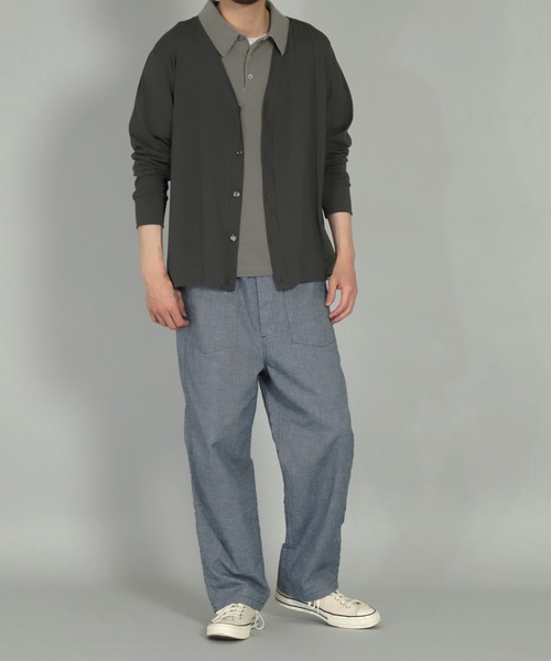 gicipi（ジチピ）の「[ gicipi ] SARDINA サルディーナ（カーディガン/ボレロ・メンズ・チャコール・3/4）」の11枚目の写真