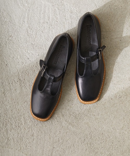 Birthday room（バースデイルーム）の「Tストラップフラットシューズ（ドレスシューズ・レディース・ブラック・24.5/23.5）」の11枚目の写真