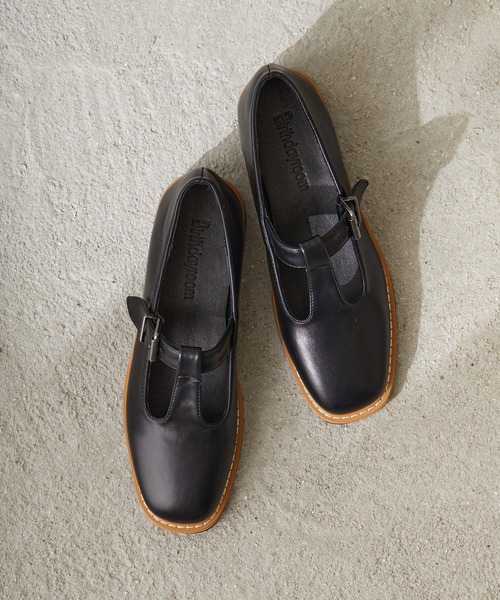 Birthday room（バースデイルーム）の「Tストラップフラットシューズ（ドレスシューズ・レディース・ブラック・24.5/23.5）」の12枚目の写真