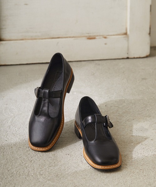 Birthday room（バースデイルーム）の「Tストラップフラットシューズ（ドレスシューズ・レディース・ブラック・24.5/23.5）」の16枚目の写真