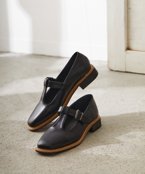 Birthday room（バースデイルーム）の「Tストラップフラットシューズ（ドレスシューズ・レディース・ブラック・24.5/23.5）」の17枚目の写真