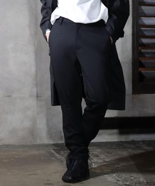 Uncut Bound(アンカットバウンド)の「PointChary (ポイントチャーリー) EASY PANTS/ イージーパンツ(スラックス・メンズ・ブラック・SMALL/MEDIUM/LARGE)」の2枚目の写真