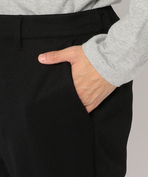 Uncut Bound(アンカットバウンド)の「PointChary (ポイントチャーリー) EASY PANTS/ イージーパンツ(スラックス・メンズ・ブラック・SMALL/MEDIUM/LARGE)」の6枚目の写真