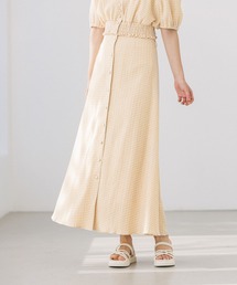 楊柳ギンガムフレアスカート 275148