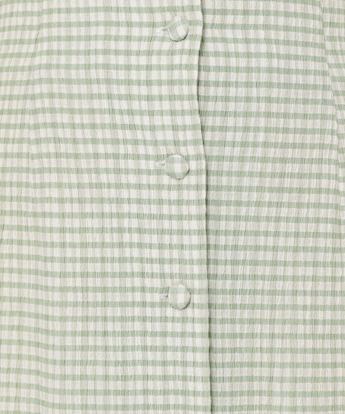 mysty woman(ミスティウーマン)の「楊柳ギンガムフレアスカート 275148(スカート・レディース・ブラック/ベージュ/グリーン・FREE)」の14枚目の写真