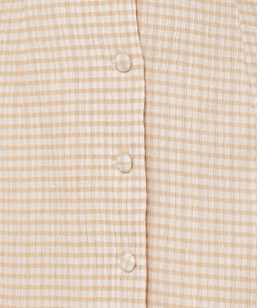 mysty woman(ミスティウーマン)の「楊柳ギンガムフレアスカート 275148(スカート・レディース・ブラック/ベージュ/グリーン・FREE)」の12枚目の写真