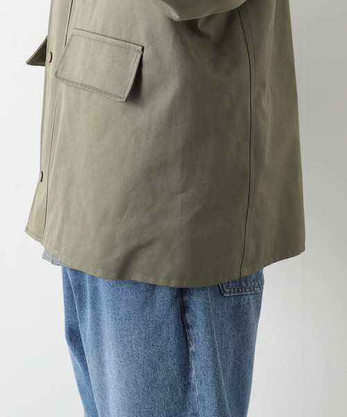 B.C STOCK(ベーセーストック)の「2LAYER ANGLER ジャケット(ブルゾン・メンズ・ブラック/カーキ・MEDIUM/LARGE)」の19枚目の写真