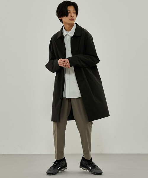 CITY TOKYO（シティトウキョウ）の「ストレッチステンカラーコート（ステンカラーコート・メンズ・ブラック/ライトベージュ・1/2/3）」の13枚目の写真