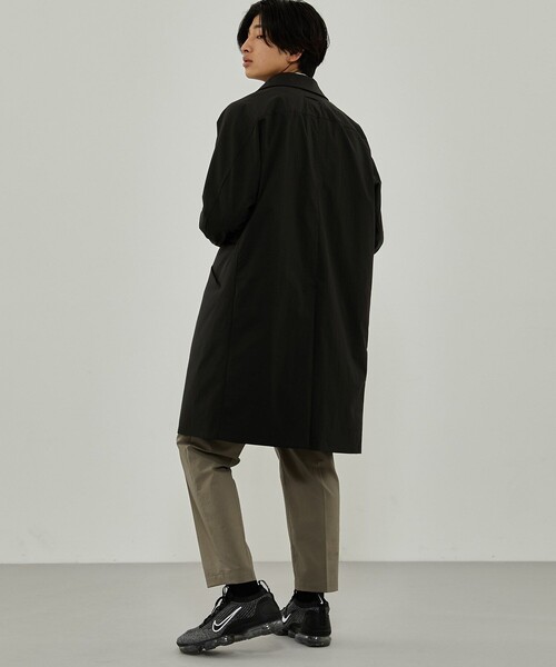 CITY TOKYO（シティトウキョウ）の「ストレッチステンカラーコート（ステンカラーコート・メンズ・ブラック/ライトベージュ・1/2/3）」の18枚目の写真